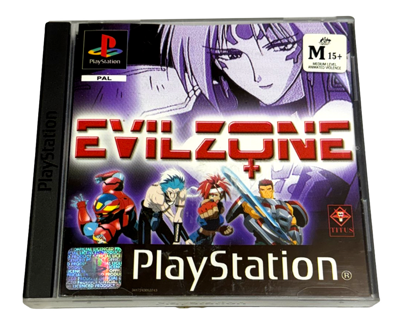 Evil Zone PS1 PS2 PS3 PAL *Complete* (Near Mint) (Preowned)