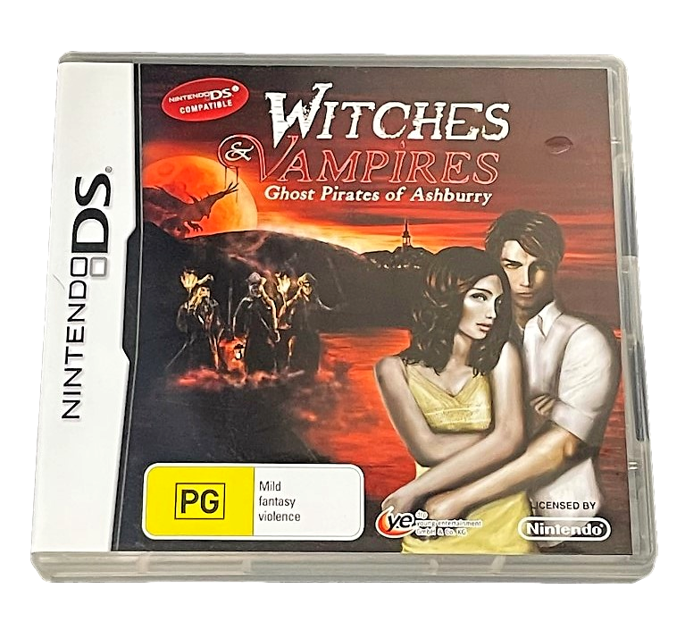 Witches & Vampires Ghost Pirates of Ashbury DS 2DS 3DS Game *Complete* (Preowned)