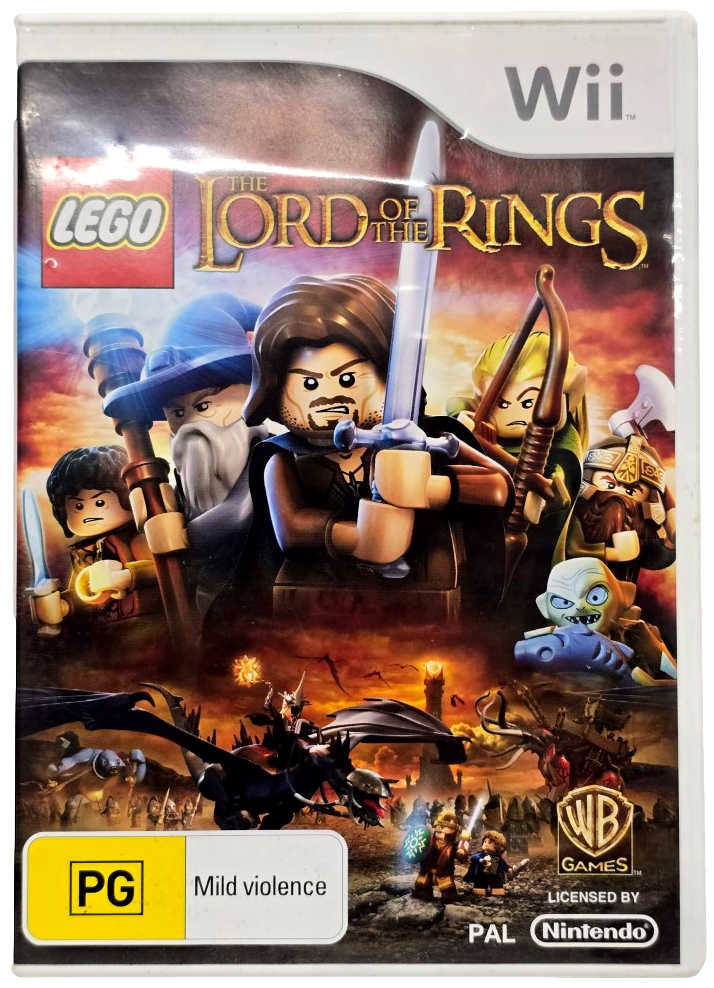 Lego The Lord Of The Rings Nintendo Wii PAL *Complete* Wii U Compatible