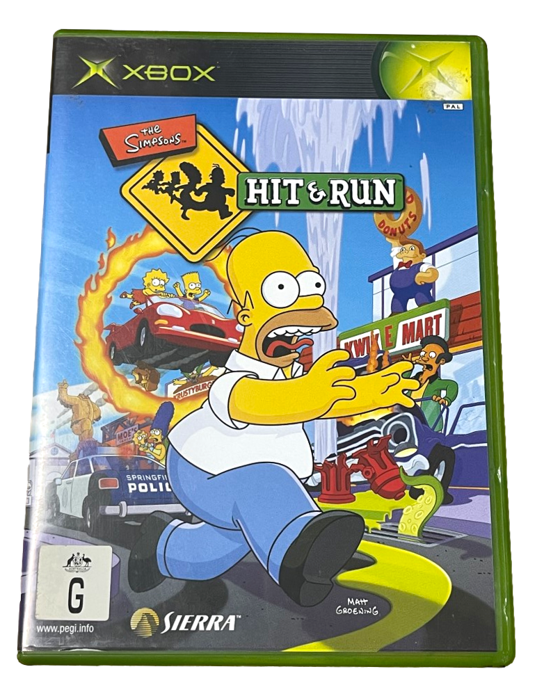 The Simpsons Hit and Run XBOX Original PAL *Complete* (Preowned)