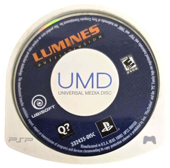 Lumines Puzzle Fusion Sony PSP Game Disc Only (Preowned)