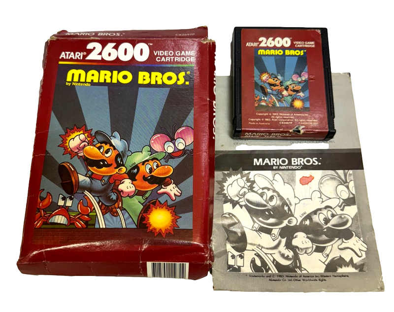 Mario Bros Atari 2600 *Complete* (Preowned)