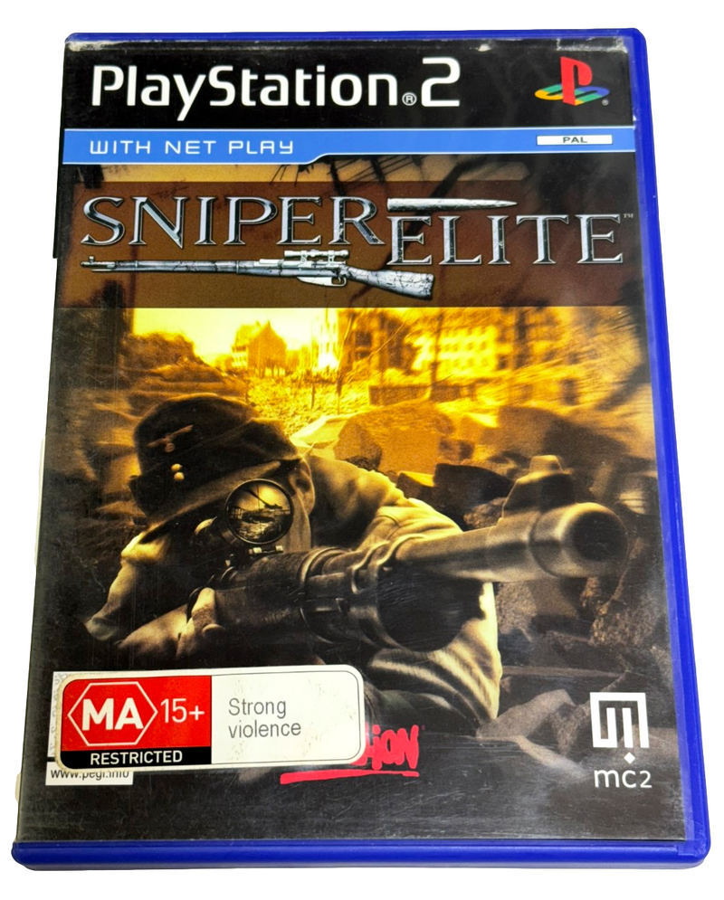 Sniper Elite PS2 PAL *Complete* (Preowned)