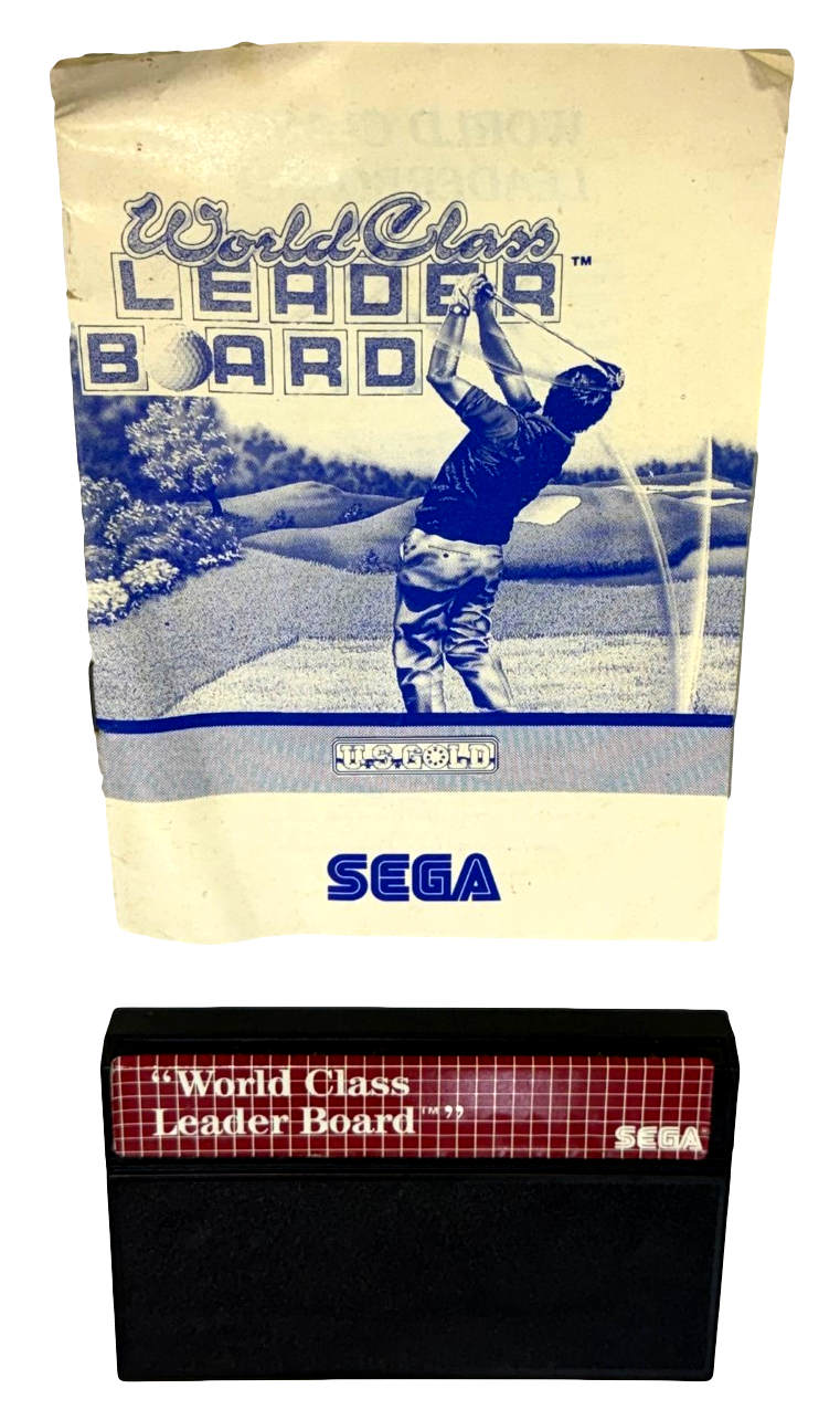 World Class Leaderboard Golf Sega Master System *Complete* (Preowned)