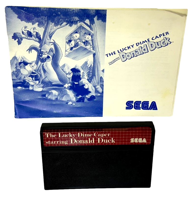 The Lucky Dime Caper Starring Donald Duck Sega Master System *Complete* (Preowned)