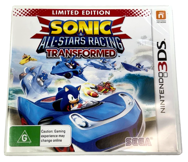 Sonic & All Stars Racing Transformed Nintendo 3DS 2DS Game (Preowned)