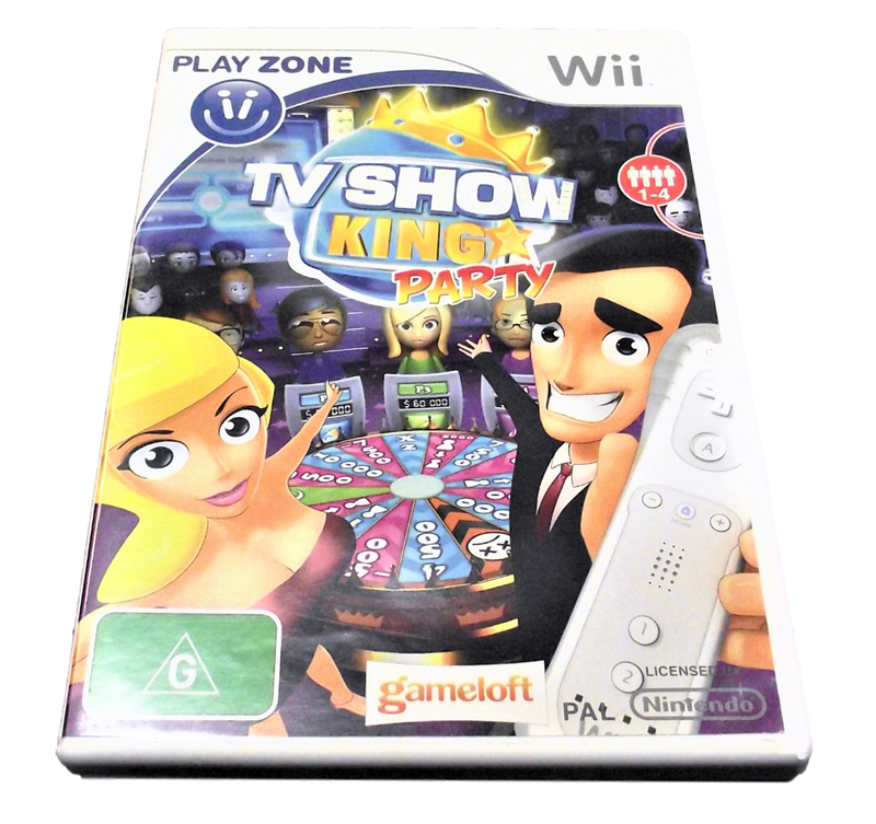 TV Show King Party Nintendo Wii PAL *No Manual* Wii U Compatible (Preowned)