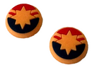 Thumb Grips x 2 For PS4 PS5 XBOXONE Xbox Series Toggle Cover Cap Captain Marvel0