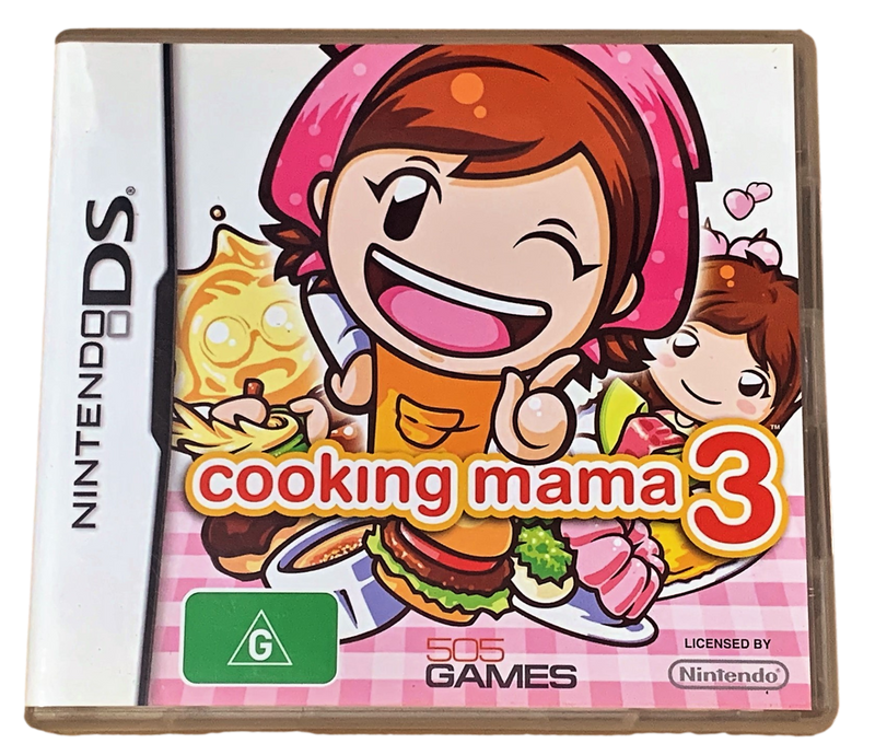 Cooking Mama 3 DS 2DS 3DS Game *Complete* (Pre-Owned)