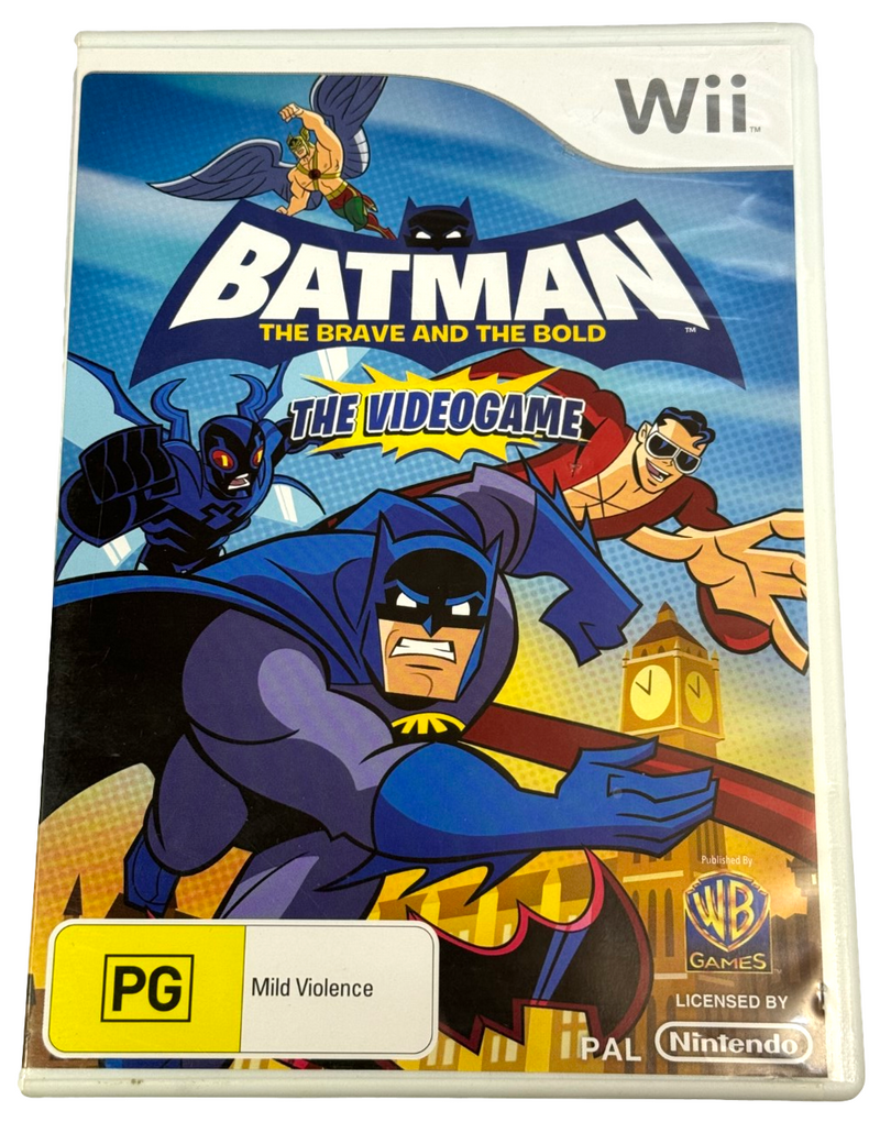 Batman The Brave and The Bold Nintendo Wii PAL *Complete* Wii U Compatible (Preowned)