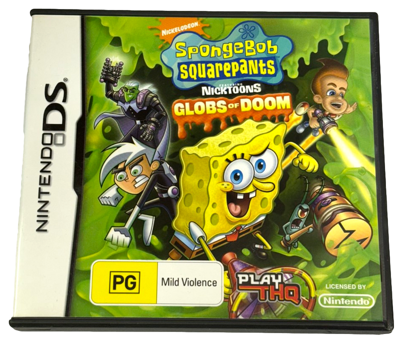 Spongebob Squarepants Globs of Doom Nintendo DS 2DS 3DS Game *Complete* (Preowned)