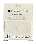 1 x Fujiwork Magic Gate PS2 Memory Card PlayStation 2 8MB (Preowned)