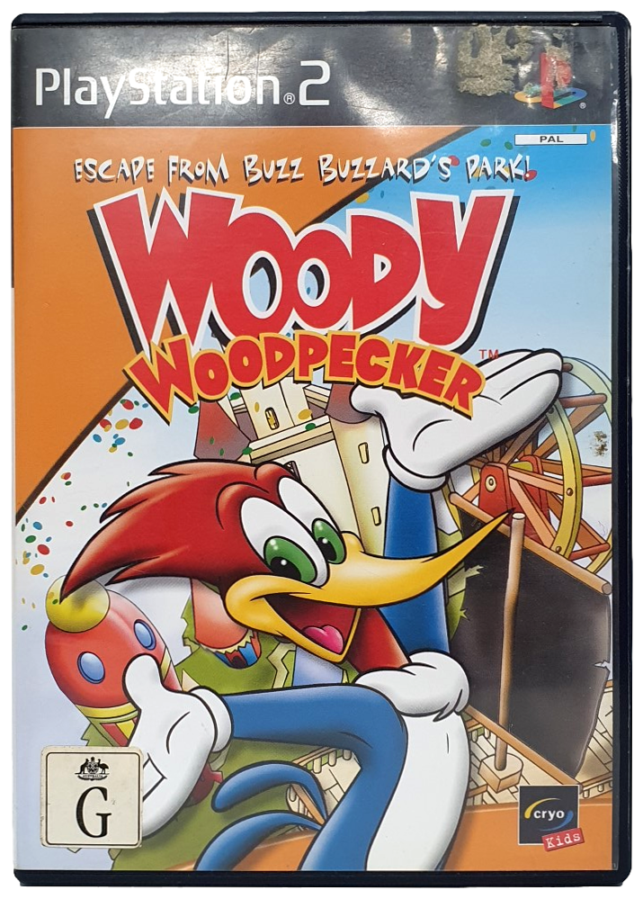 Woody Woodpecker Escape From Buzz Buzzard's Park PS2 PAL *Complete* (Preowned)