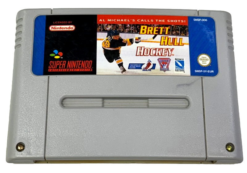 Brett Hull Hockey Super Nintendo SNES PAL (Preowned)