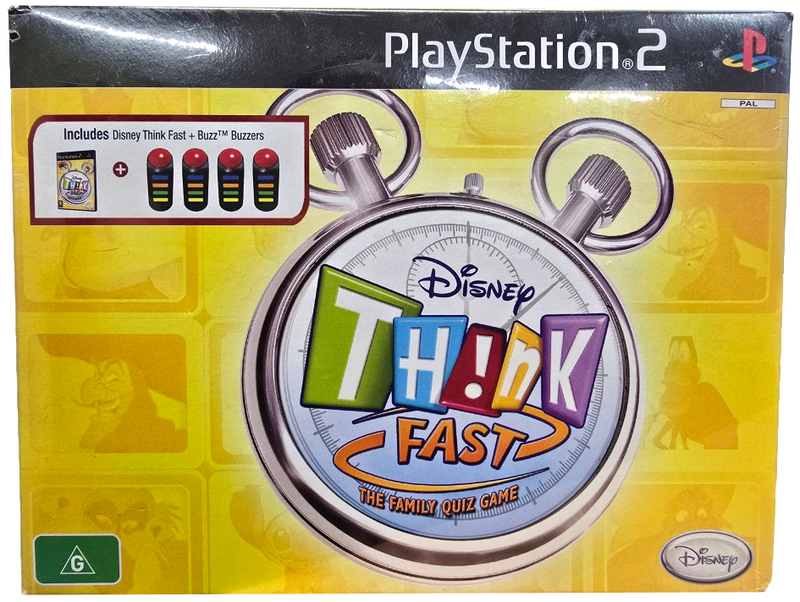 Disney think fast PS2 Brand New And Sealed PlayStation 2