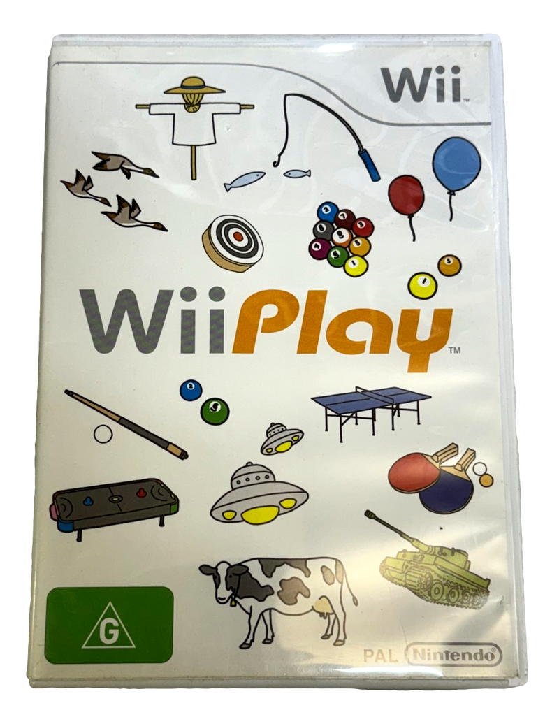 Wii Play Nintendo Wii PAL *No Manual* Wii U Compatible