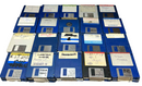 190 X Mixed DD 3.5 Floppy Amiga Double Density - Untested, Holes Burnt on Left0