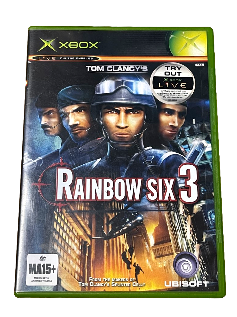 Tom Clancy's Rainbow Six 3 Xbox Original PAL *Complete*0