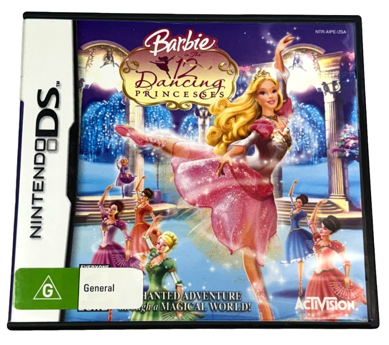 Barbie in the 12 Dancing Princesses Nintendo DS 2DS 3DS Game *Complete* (Preowned)