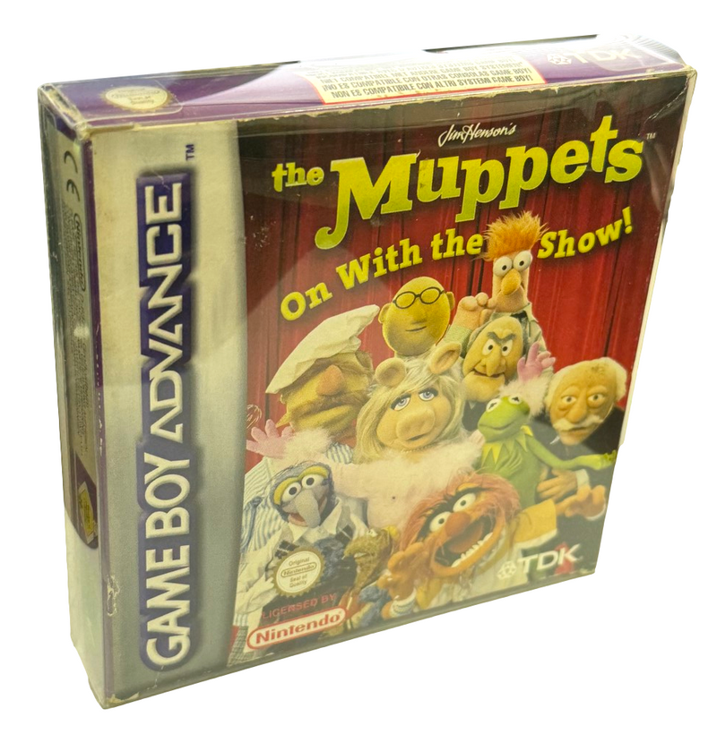 The Muppets On with the Show Nintendo Gameboy Advance GBA *Complete* Boxed (Preowned)
