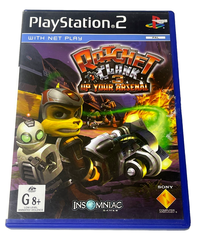 Ratchet and Clank 3 Up Your Arsenal PS2 PAL *Complete*0