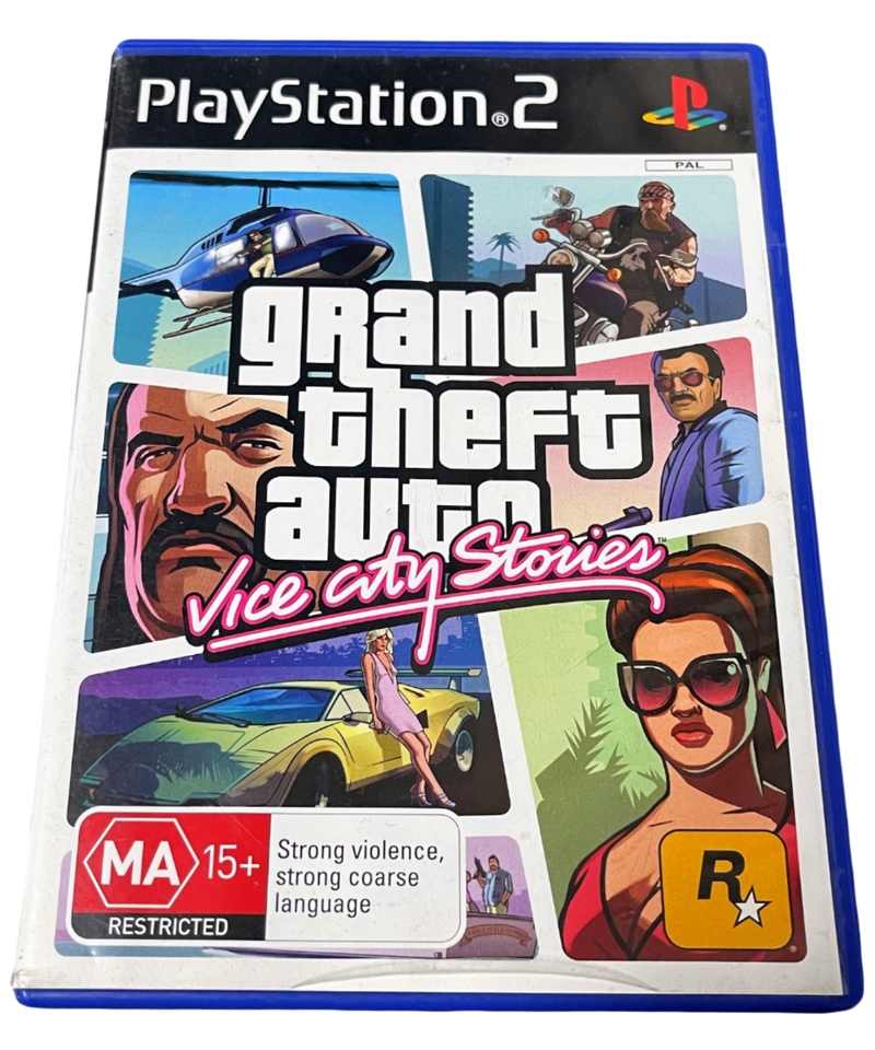 Grand Theft Auto Vice City Stories Sony PS2 PAL *Map and No Manual* (Preowned)