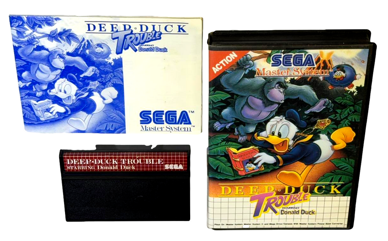 Deep Duck Trouble Starring Donald Duck Sega Master System *Complete* (Preowned)