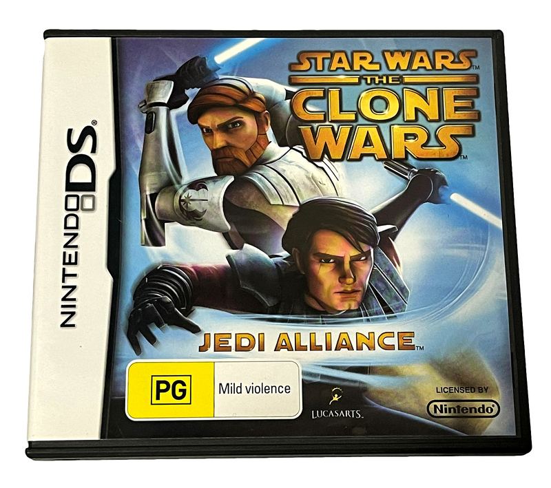 Star Wars The Clone Wars Jedi Alliance  Nintendo DS 2DS 3DS Game *Complete* (Preowned)