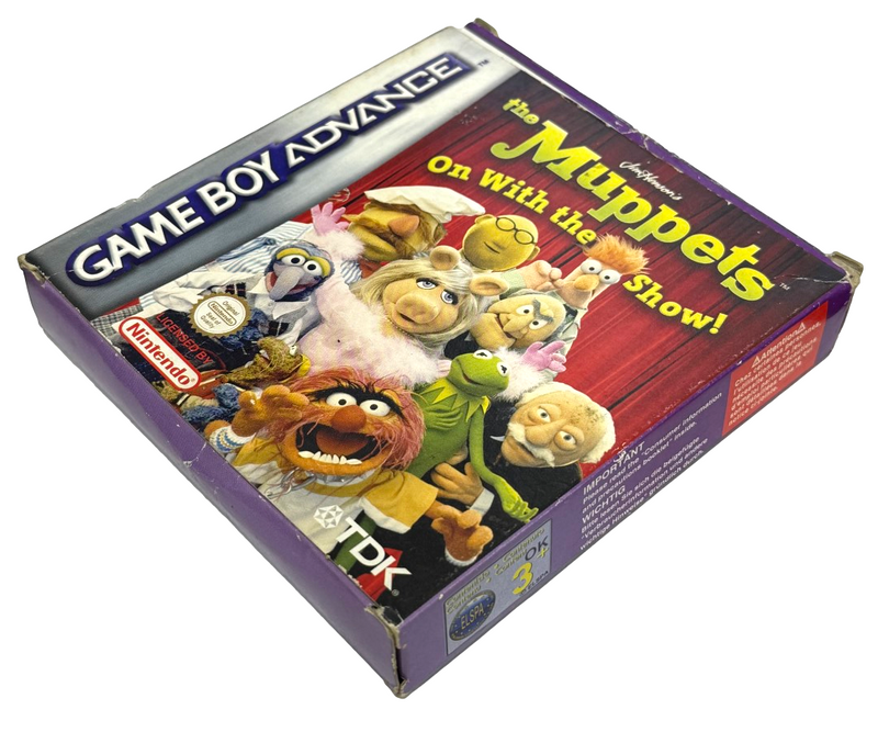 The Muppets On with the Show Nintendo Gameboy Advance GBA *Complete* Boxed (Preowned)
