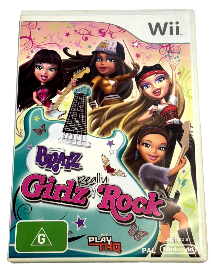 Bratz: Girlz Really Rock Nintendo Wii PAL *Complete* Wii U Compatible (Preowned)