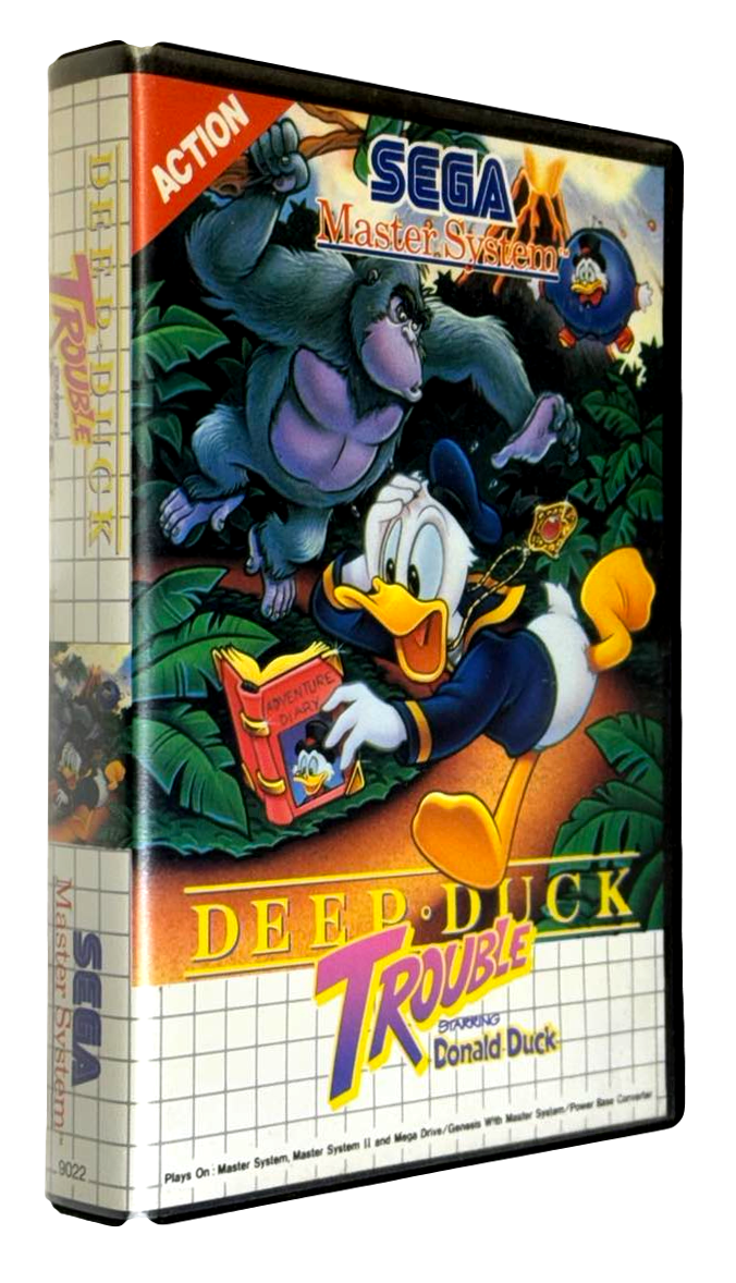 Deep Duck Trouble Starring Donald Duck Sega Master System *Complete* (Preowned)