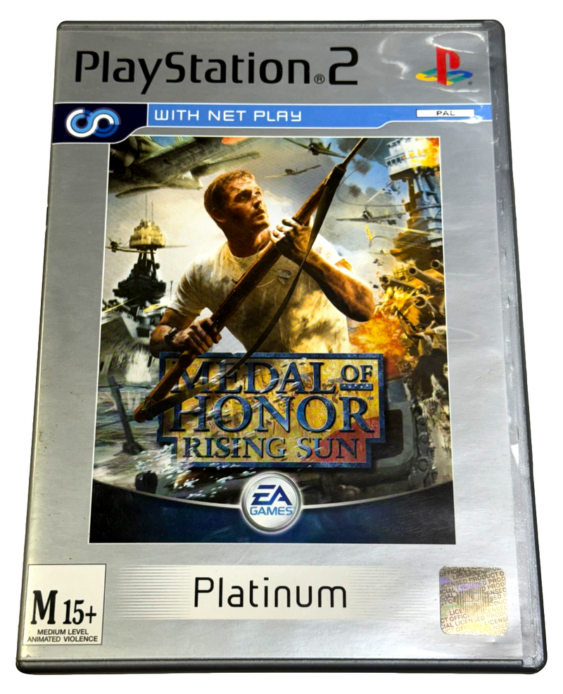 Medal of Honor Rising Sun PS2 (Platinum) PAL *Complete* (Preowned)