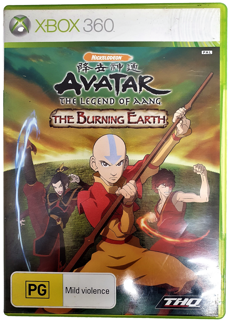 Avatar The Legend Of Aang The Burning Earth XBOX 360 PAL XBOX360 (Preowned)