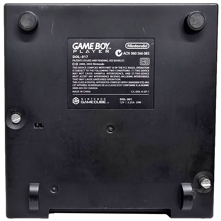 Black Gameboy Player Nintendo Gamecube (No Disk)2