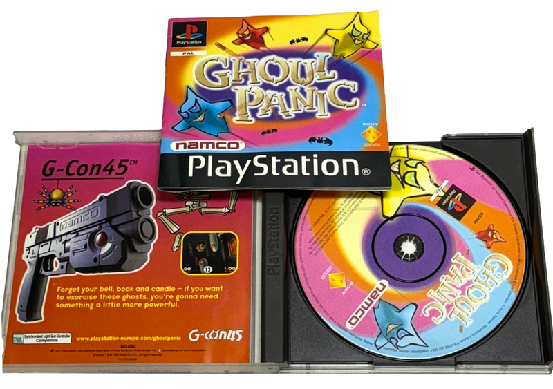 Boxed Ghoul Panic PS1 PAL and G-Con45 *Complete*
