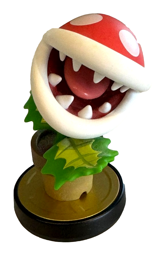 Super Smash Bros Collection N0.87 Piranha Plant Nintendo Amiibo Loose (Preowned)