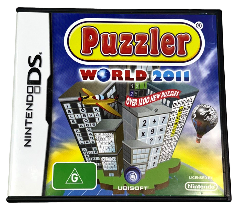 Puzzler World 2011 Nintendo DS 2DS 3DS Game *Complete* (Preowned)