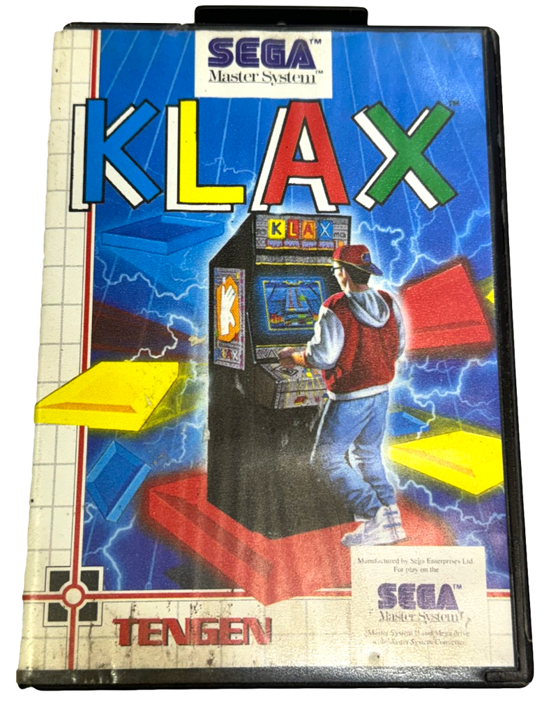 KLAX Sega Master System *No Manual* (Preowned)