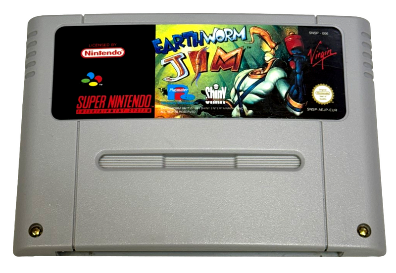 Earthworm Jim Super Nintendo SNES PAL (Preowned)