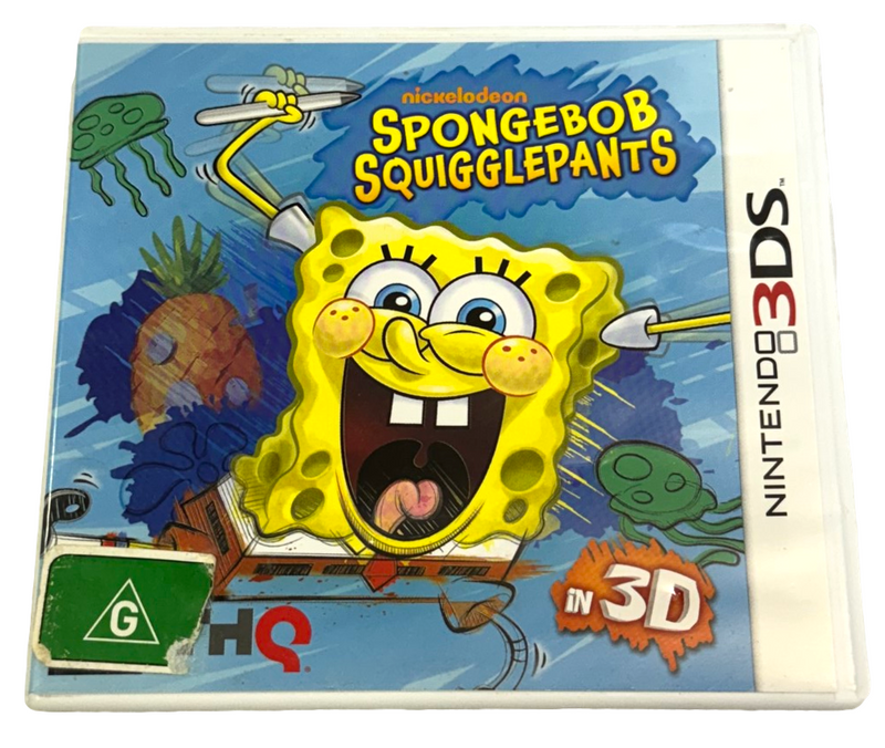 Spongebob Squigglepants Nintendo 3DS 2DS Game (Preowned)