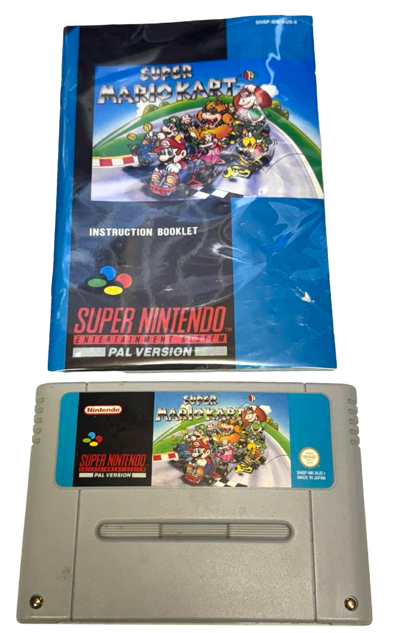 Super Mario Kart Nintendo SNES PAL *Cart and Manual* (Preowned)