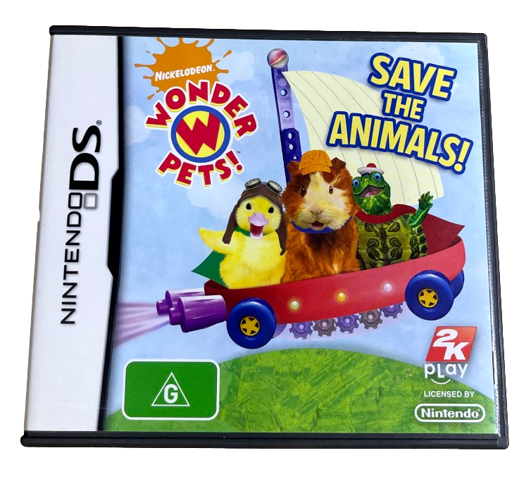 Wonder Pets Save the Animals! Nintendo DS 3DS Game *No Manual* (Preowned)