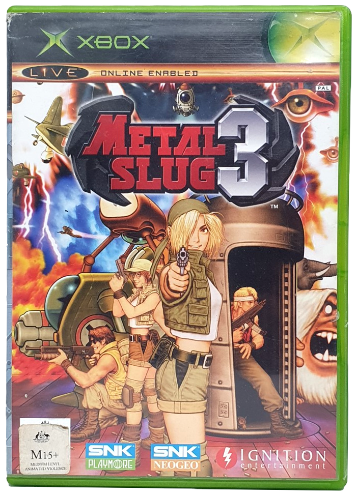 Metal Slug 3 XBOX Original PAL *Complete* (Preowned)