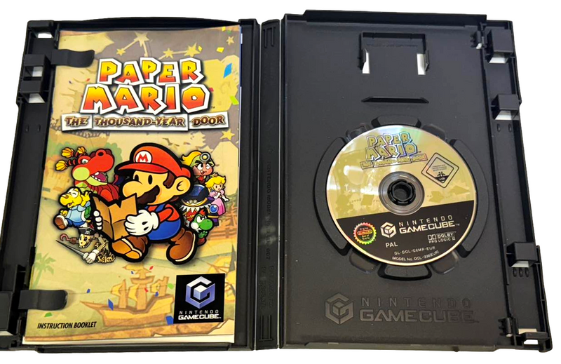 Paper Mario The Thousand Year Door  Nintendo Gamecube PAL *Complete* (NTSC Case) (Preowned)