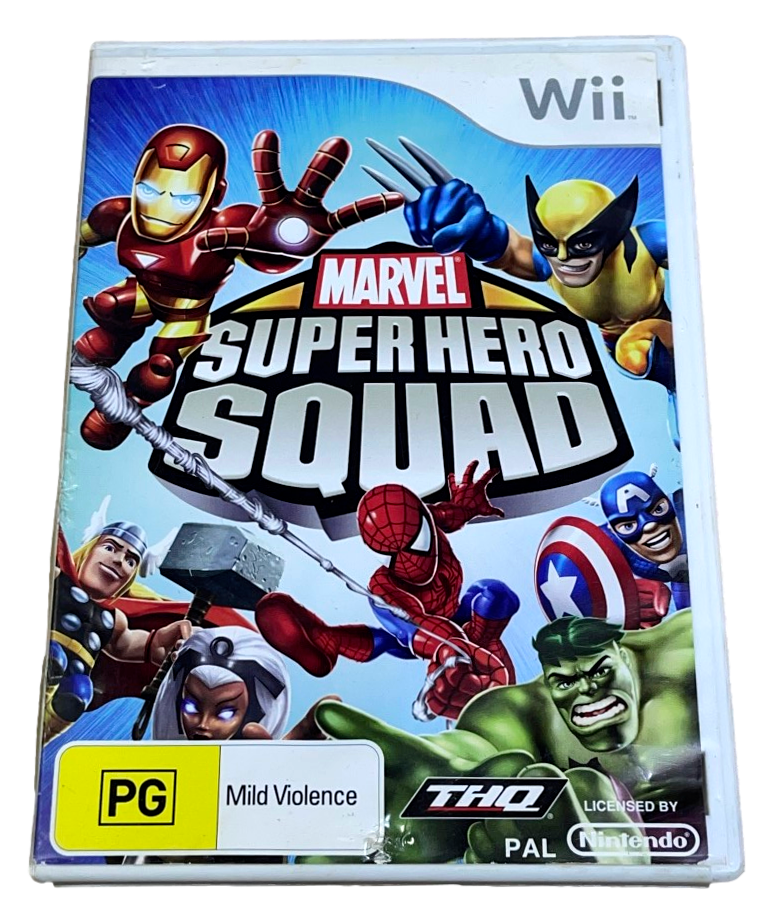 Marvel Super Hero Squad Nintendo Wii PAL *Complete* Wii U (Preowned)