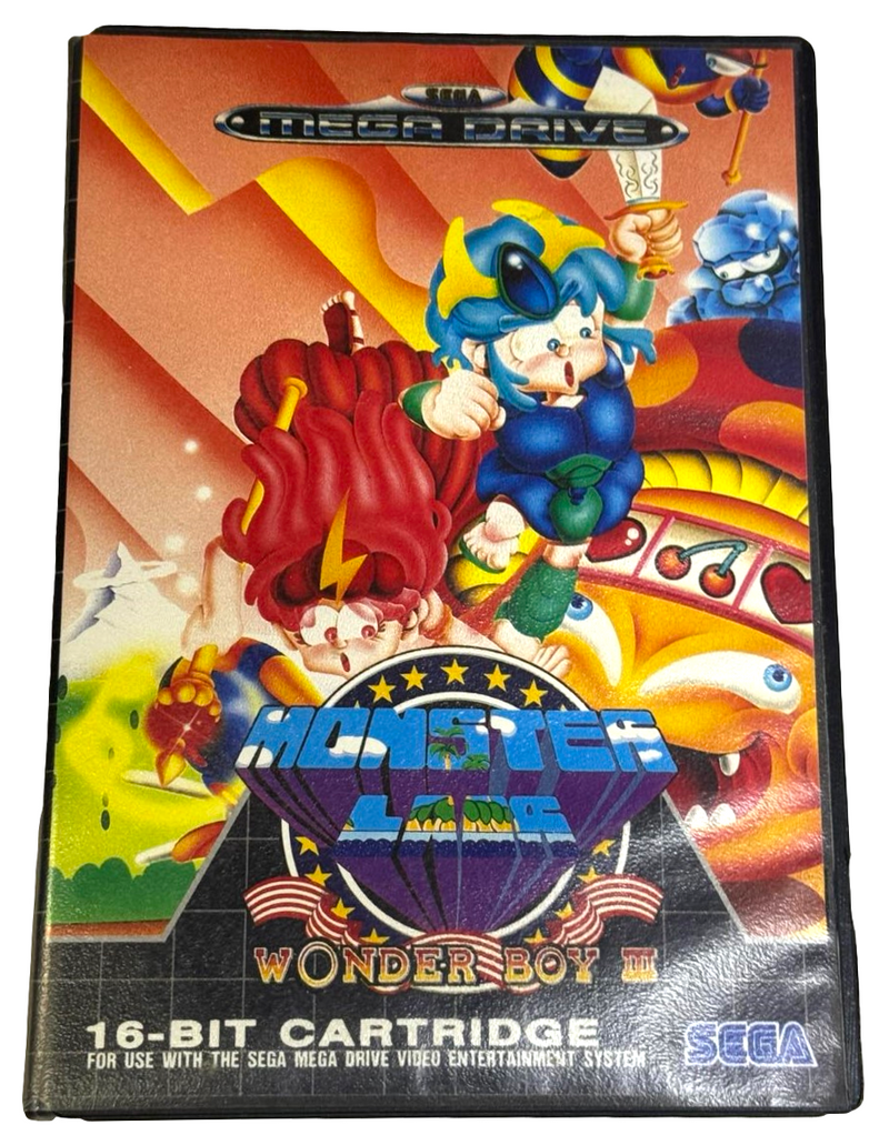 Monster Lair Wonder Boy III 3 Sega Mega Drive PAL *Complete*