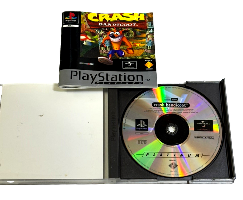 Crash Bandicoot PS1 PS2 PS3 PAL (Platinum) *Complete* (Preowned)