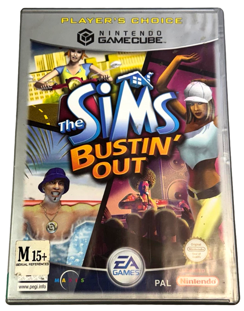 The Sims Bustin" Out Nintendo Gamecube PAL *Complete* (Players Choice) (Preowned)