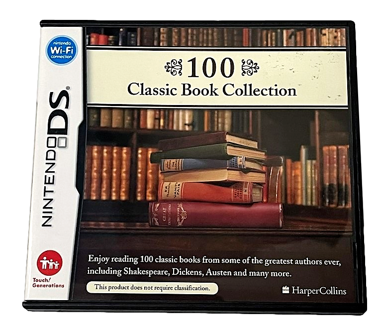 100 Classic Book Collection DS 2DS 3DS Game *Complete* (Preowned)