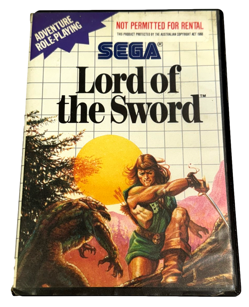 Lord of the Sword Sega Master System *Complete* (Preowned)
